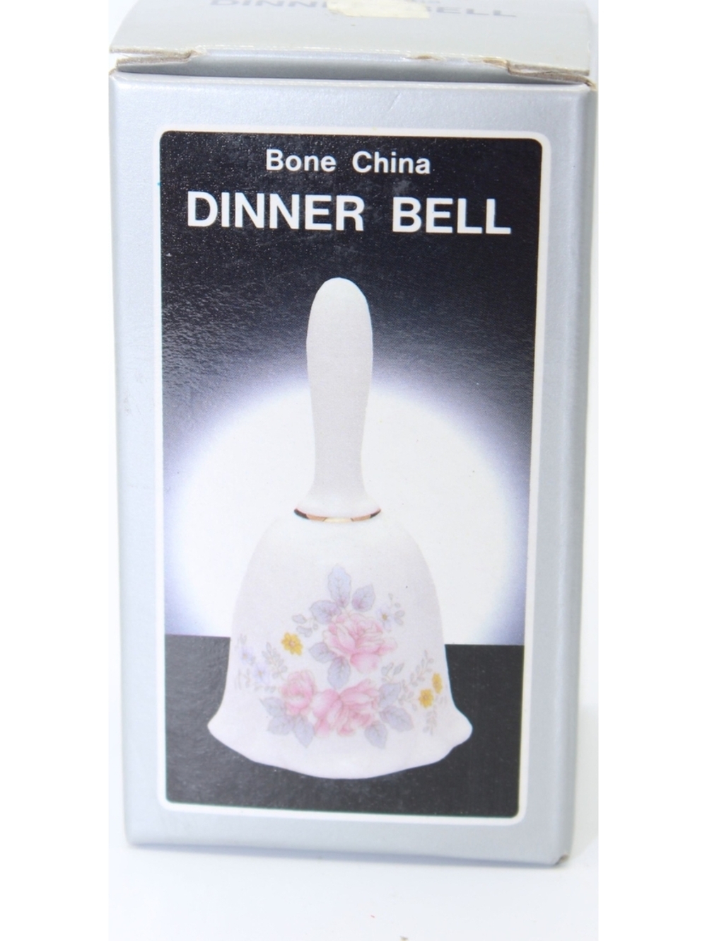 NWT Vintage 1980's K-Mart Genuine Bone China Dinner Bell Floral Pattern